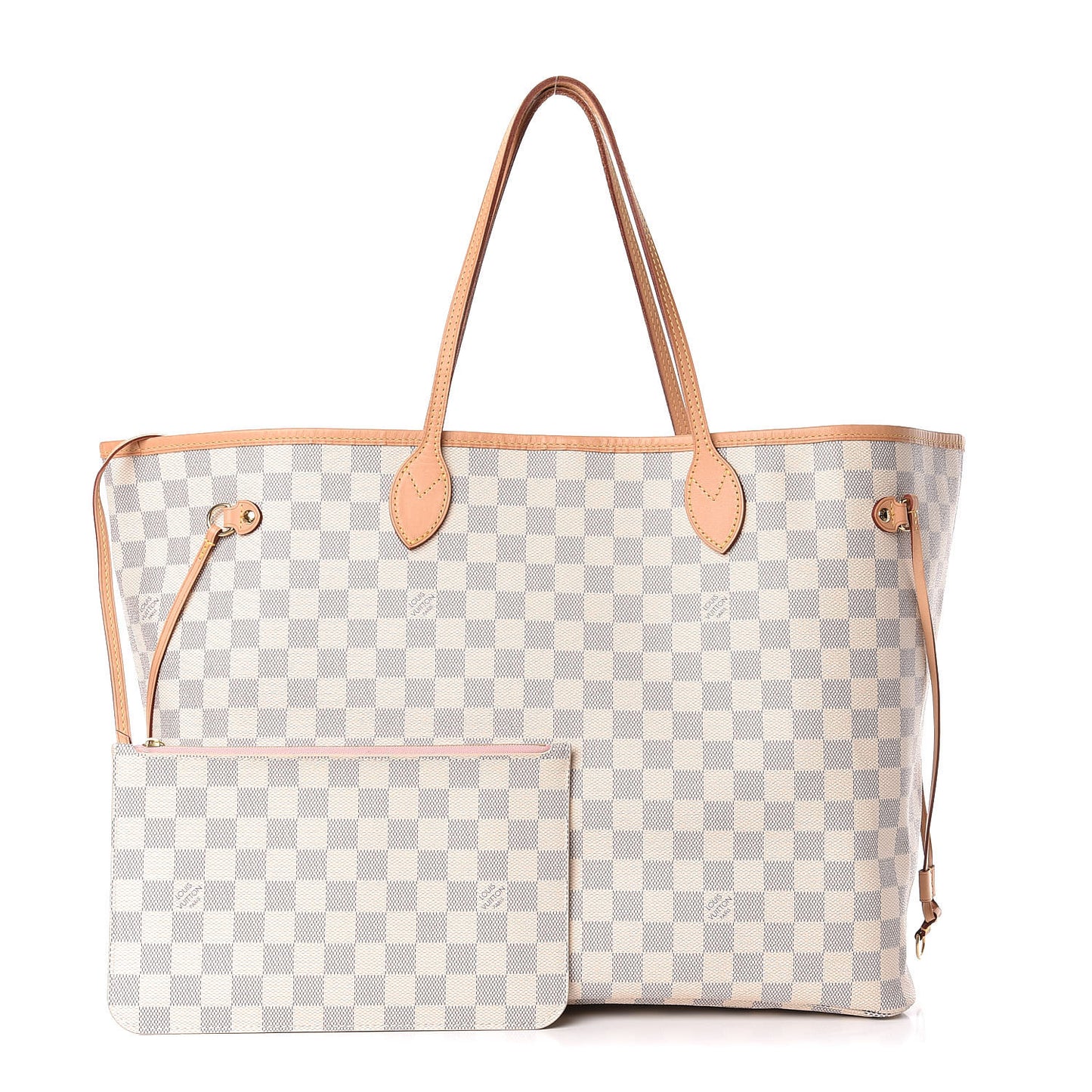 Damier Azur Neo Neverfull GM Rose Ballerine