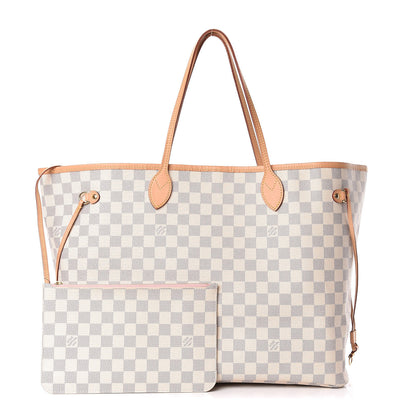 Louis Vuitton Damier Azur Neo Neverfull GM Rose Ballerine 1 of 18