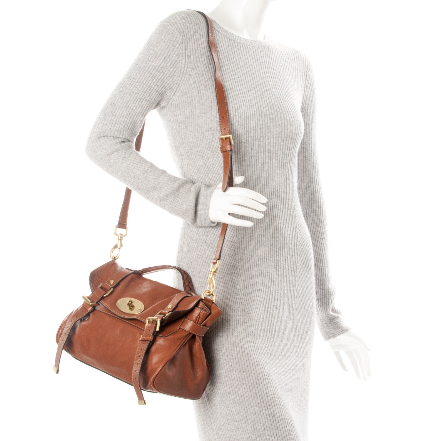 Mulberry Polished Buffalo Medium Alexa Oak 2 of 7