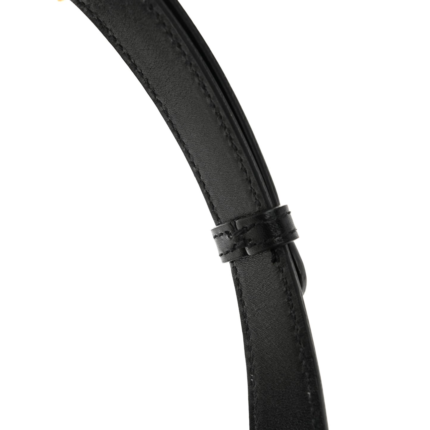 Box Calfskin Medium Bobby Flap Black