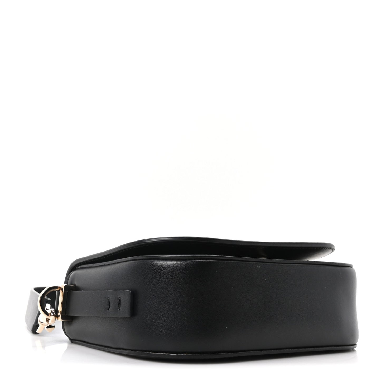 Calfskin VLogo Walk Shoulder Bag Black