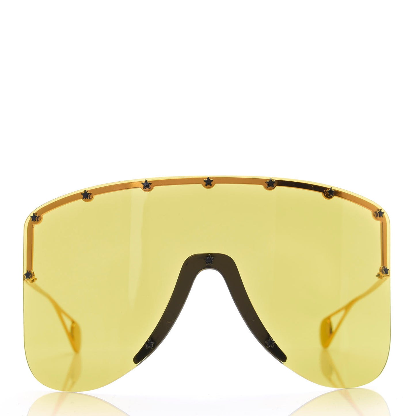 Star Studded Shield Sunglasses GG0541S Yellow