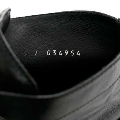 Chanel Crumpled Lambskin Shiny Calfskin Combat Boots 40.5 Black 8 of 10