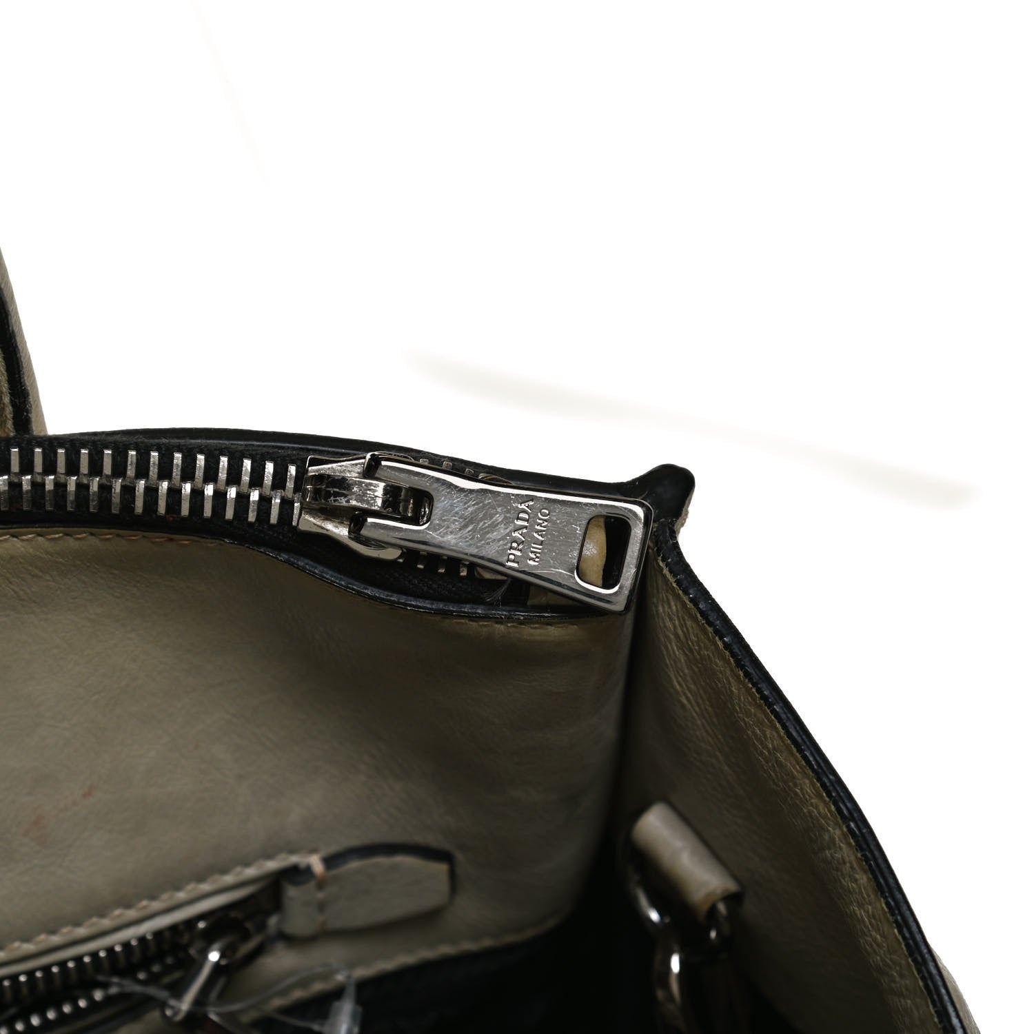 Prada Glace Calf Twin Pocket Tote Ghiaccio 5 of 17