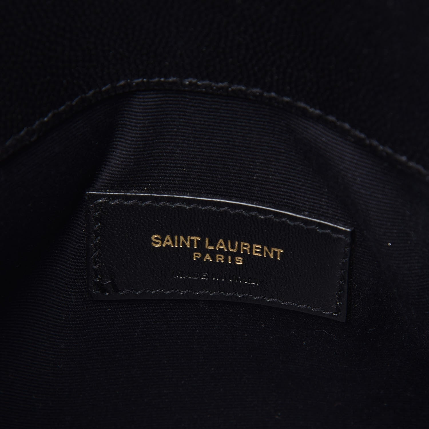 Saint Laurent Grain De Poudre Uptown Pouch Black 6 of 7