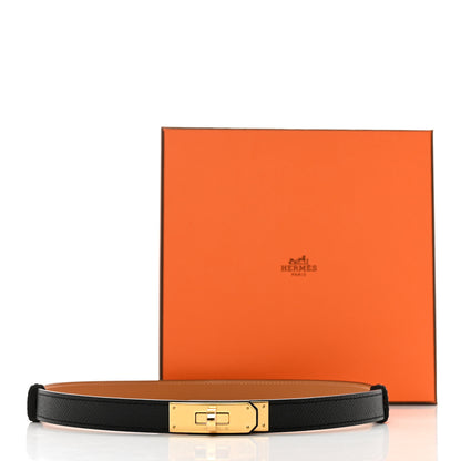 Hermes Epsom Kelly Belt Black 5 of 5