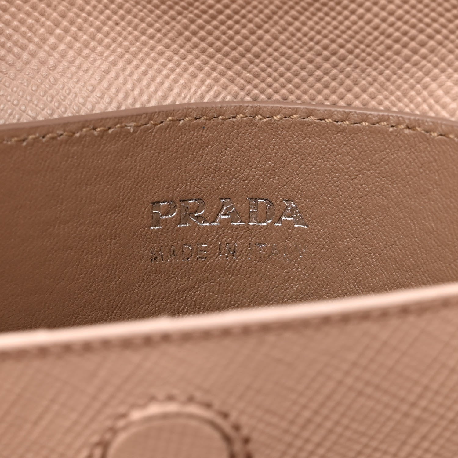 Prada Saffiano Cuir Medium Double Handle Tote Cammeo 5 of 9