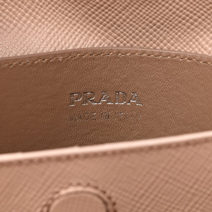 Prada Saffiano Cuir Medium Double Handle Tote Cammeo 5 of 9