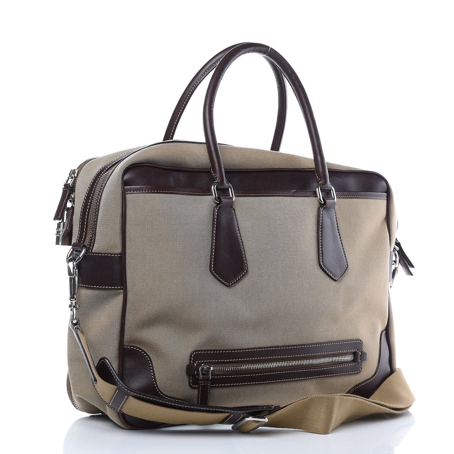 Jacquard Logo Bauletto Corda Moro