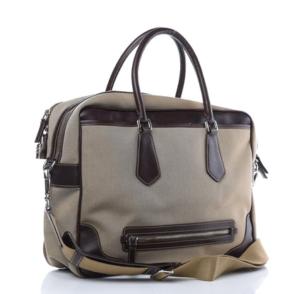 Prada Jacquard Logo Bauletto Corda Moro 3 of 18