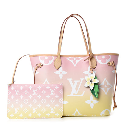 Louis Vuitton Monogram Giant By The Pool Neverfull MM Light Pink 1 of 11
