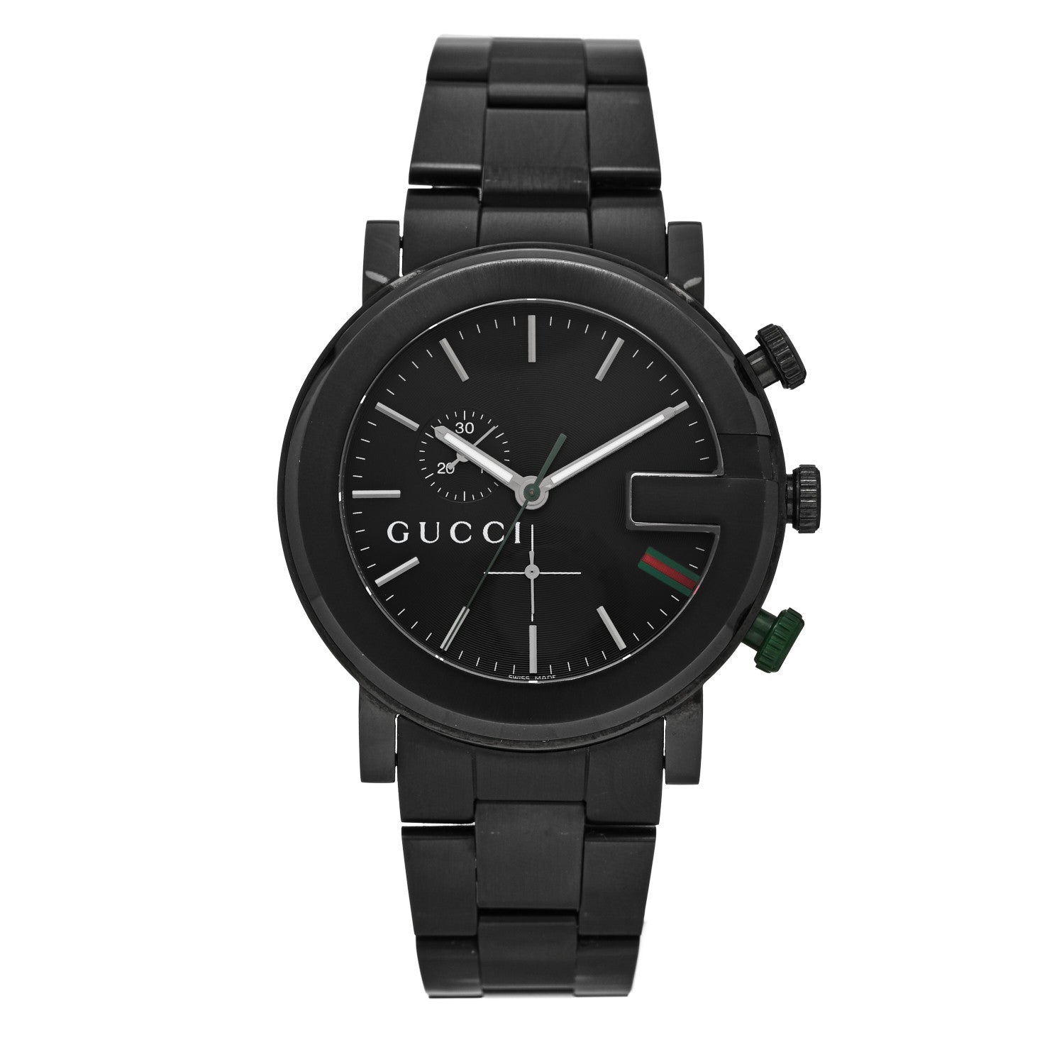 Gucci PVD Stainless Steel 44mm 101M G-Chrono Quartz Watch Black 1 of 4