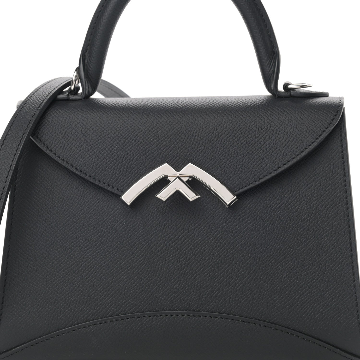 Moynat Carat Calfskin Gabrielle BB Black 8 of 12
