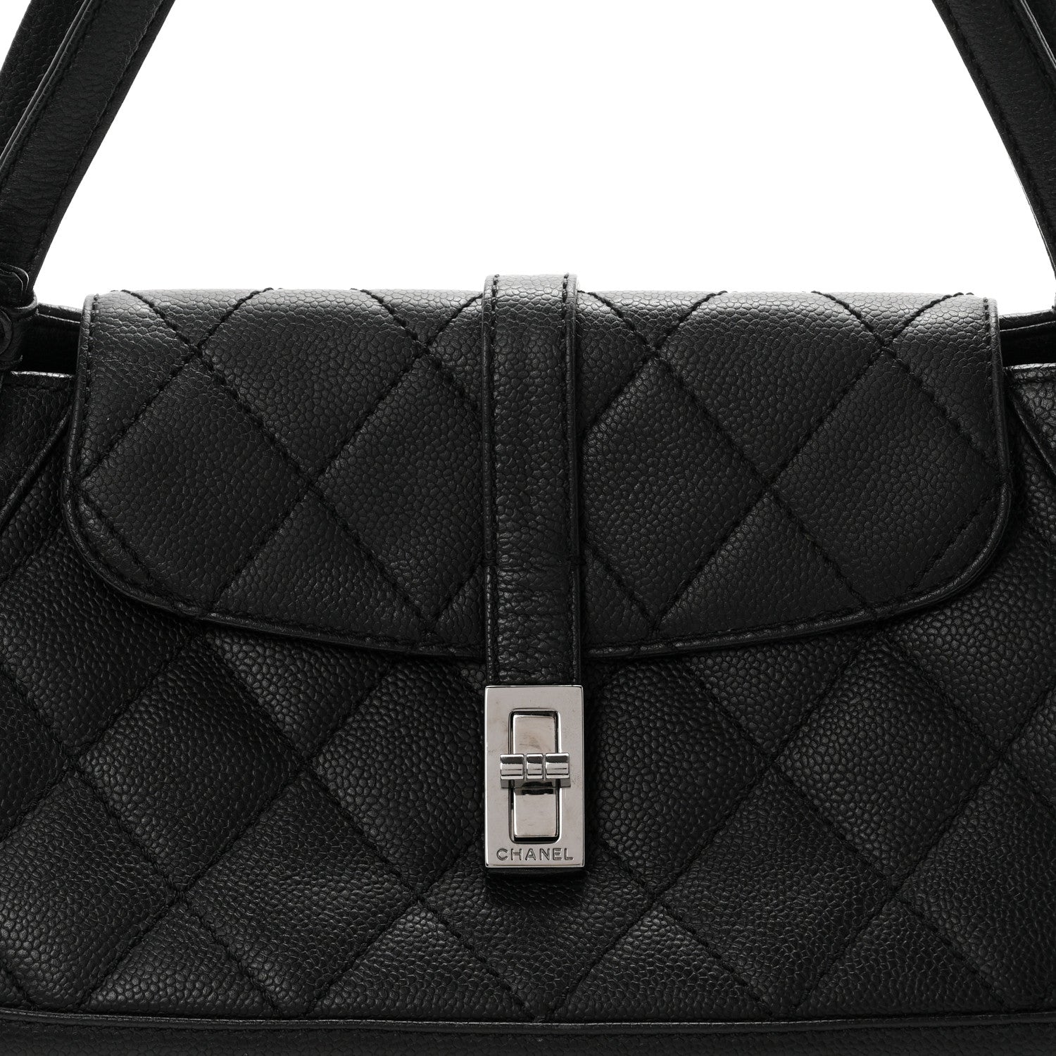 Chanel Caviar Quilted Small Mademoiselle Flap Bag Black 8 of 11