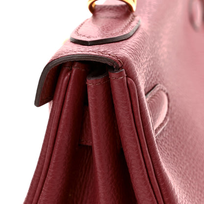 Hermes Togo Kelly Retourne 28 Rubis 14 of 16