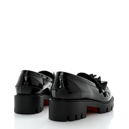 Christian Louboutin Patent Daisy Loafers 37.5 Black 4 of 8