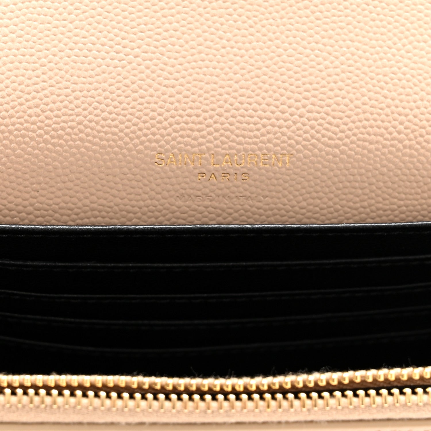 Saint Laurent Grain De Poudre Monogram Kate Belt Bag Dark Beige 6 of 9