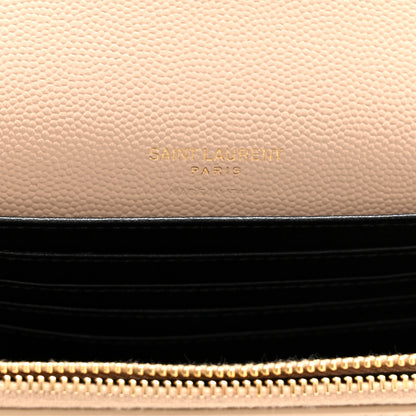 Saint Laurent Grain De Poudre Monogram Kate Belt Bag Dark Beige 6 of 9