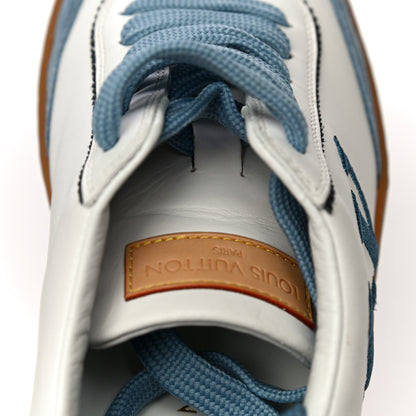 Louis Vuitton Calfskin Frontrow Sneakers 36 Blue 14 of 16