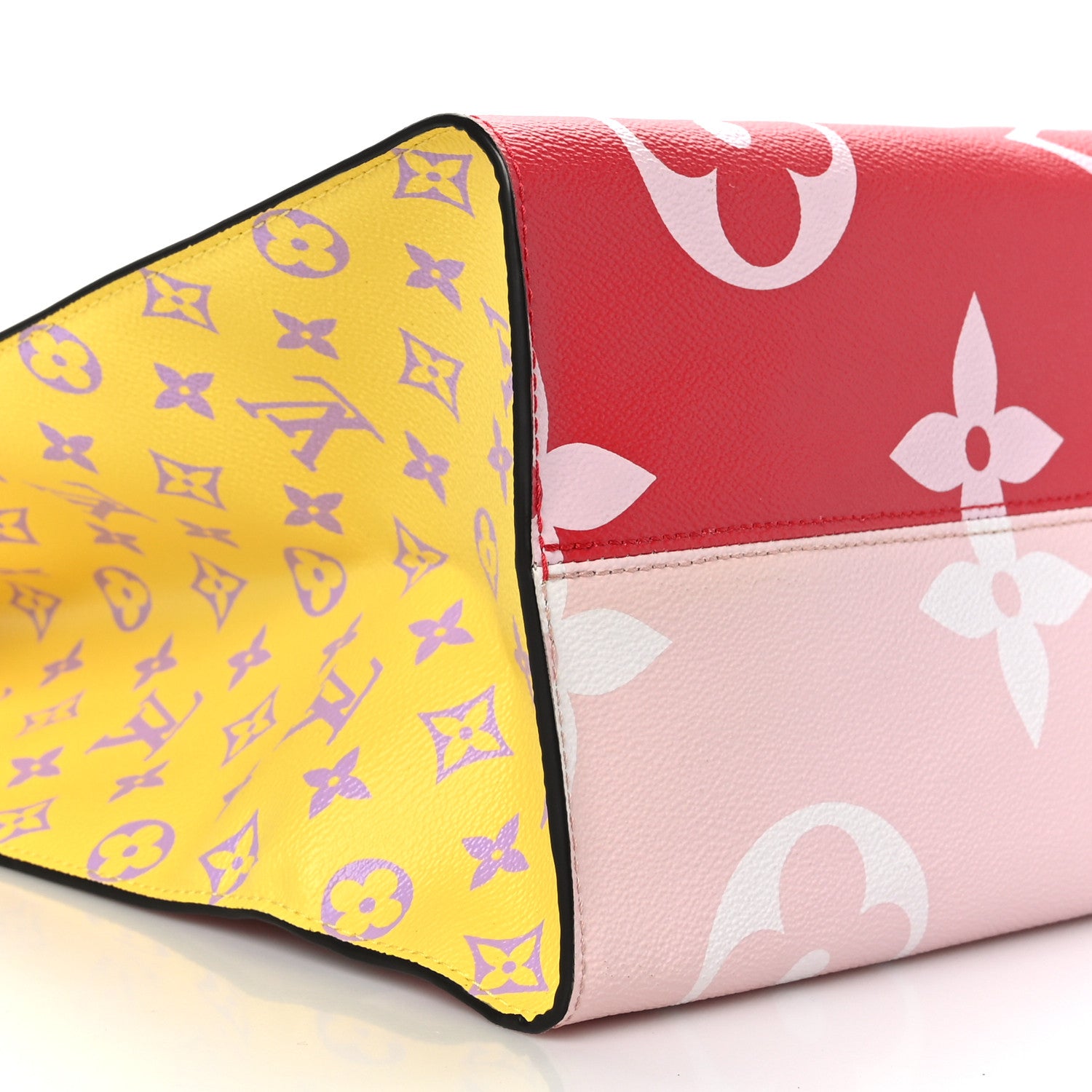 Louis Vuitton Monogram Giant Onthego GM Rouge Rose 7 of 8