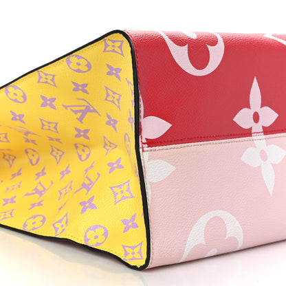 Louis Vuitton Monogram Giant Onthego GM Rouge Rose 7 of 8