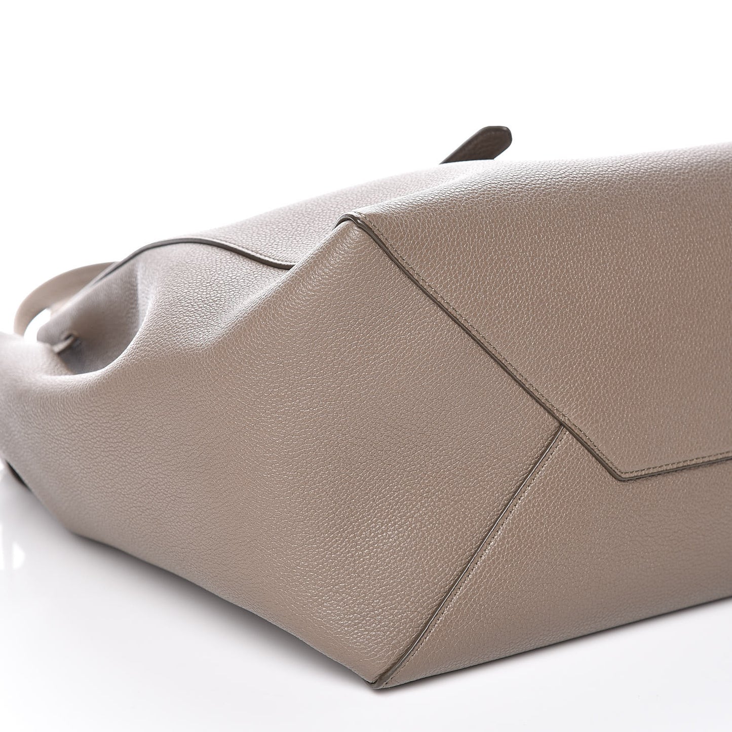 Soft Grained Calfskin Small Belt Cabas Phantom Taupe