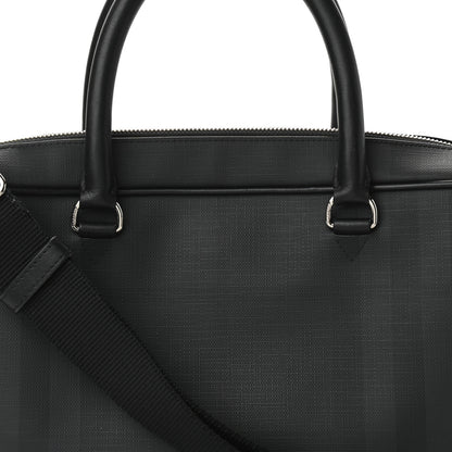 Burberry London Check Ainsworth Briefcase Dark Charcoal 10 of 16