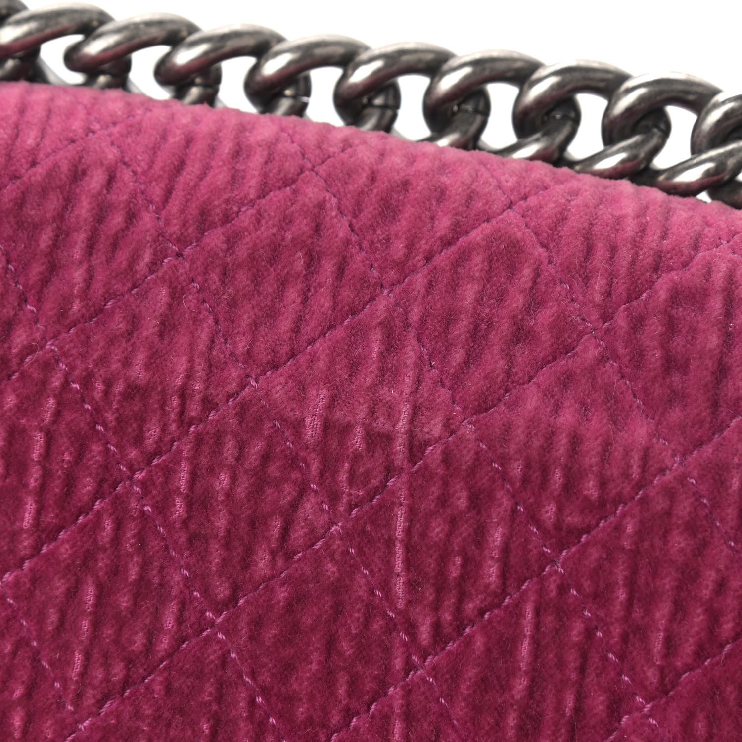 Chanel Velvet Quilted Small Boy Flap Pink 12 of 12