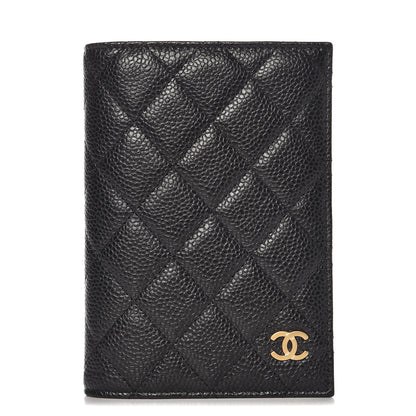 Chanel Caviar Quilted Passport Holder Black 1 of 8