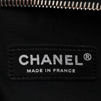 Chanel Lambskin Mineral Nights Pochette Wristlet Gold Black 6 of 7