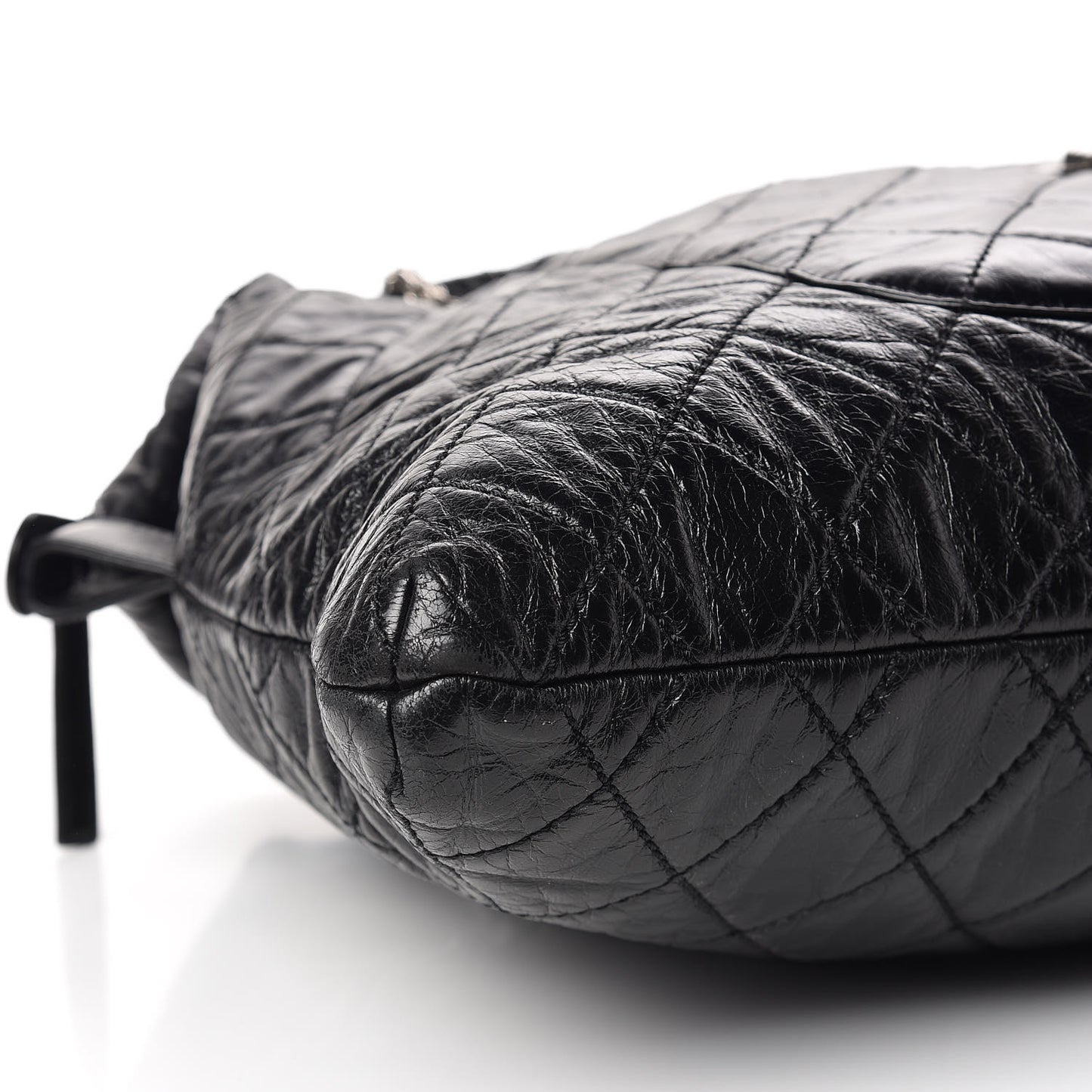 Aged Calfskin Oversized Reissue Overnight Tote Black