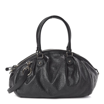 Gucci Guccissima Medium Sukey Boston Black 1 of 10