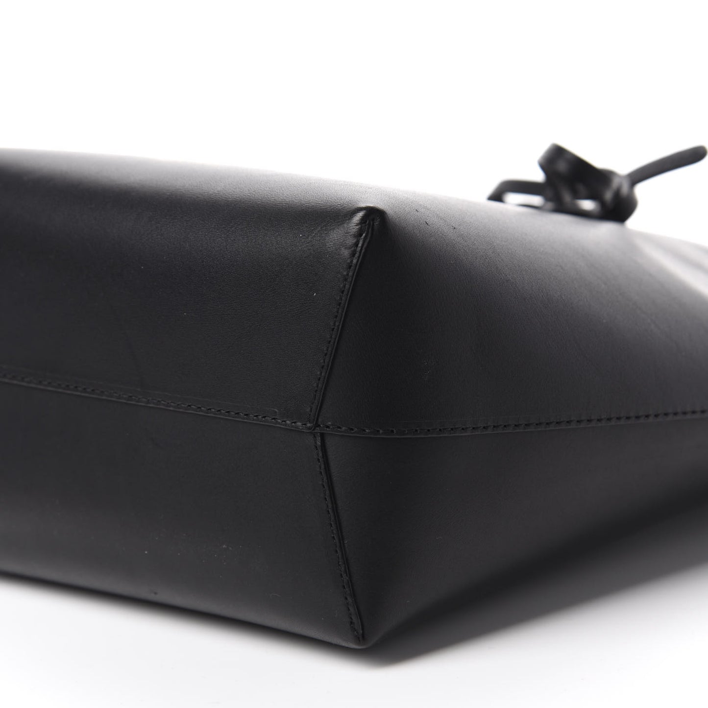 Calfskin Mini Bucket Bag Black Ballerina