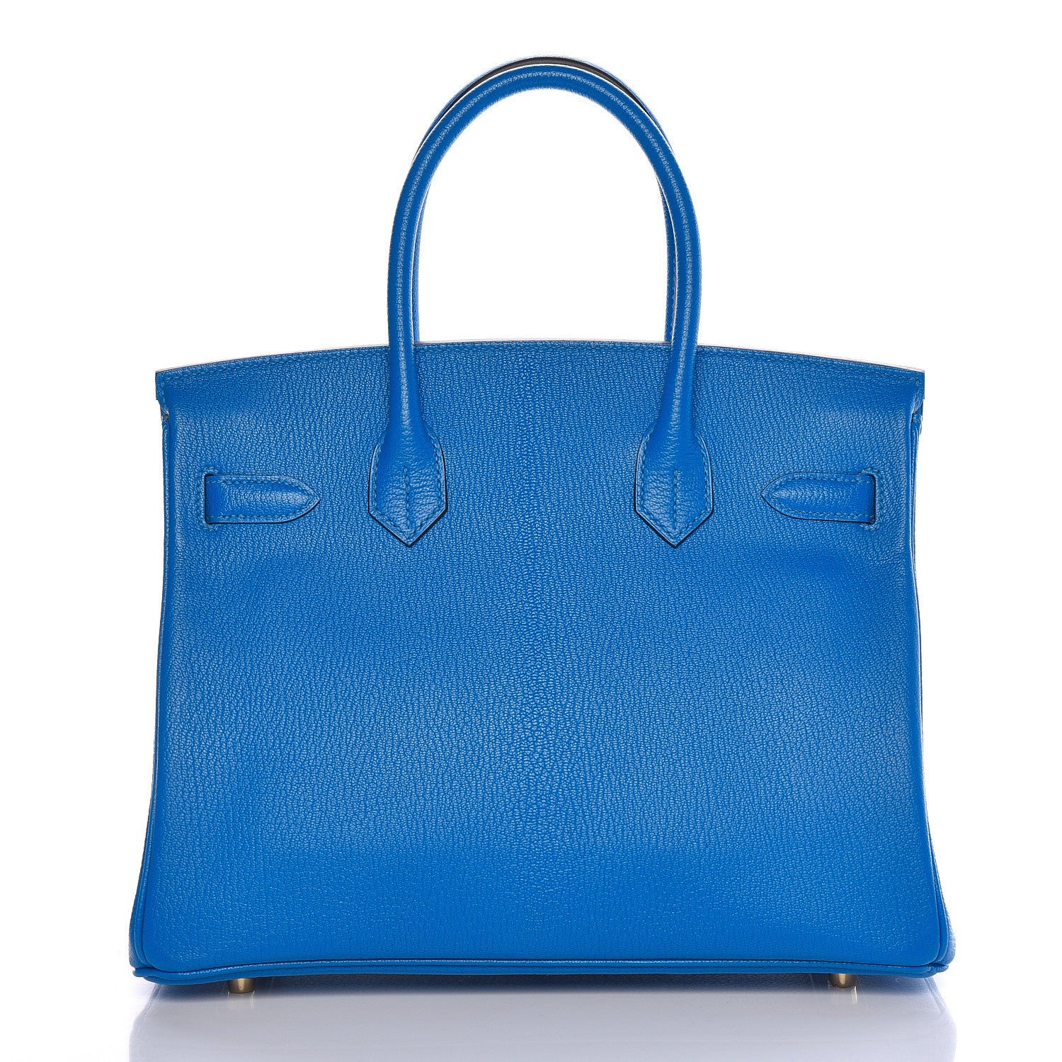 Hermes Chevre Mysore Horseshoe Birkin 30 Bleu Hydra Bleu Paon 4 of 34