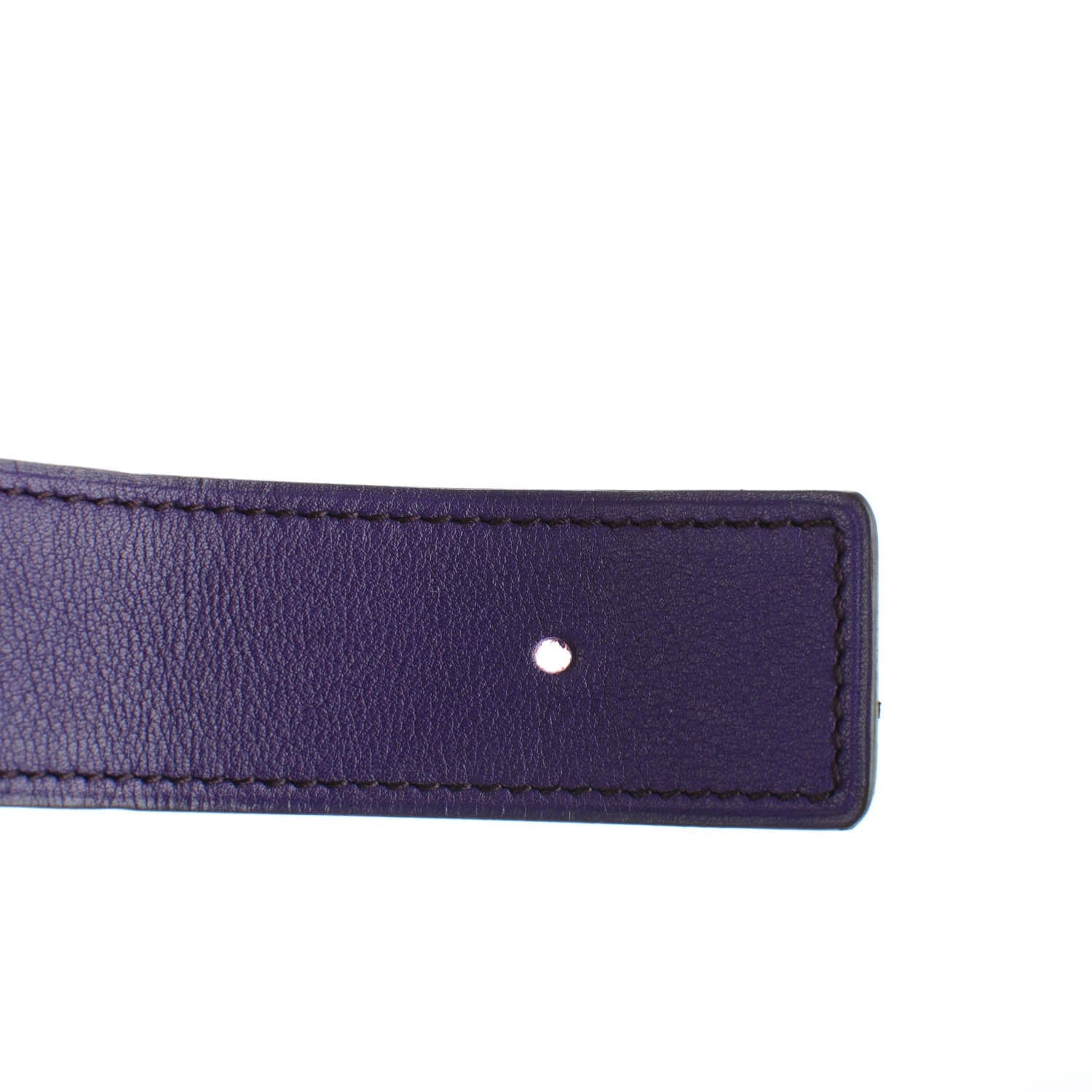 Hermes Epsom Swift 32mm H Belt 80 Rubis Iris 5 of 8