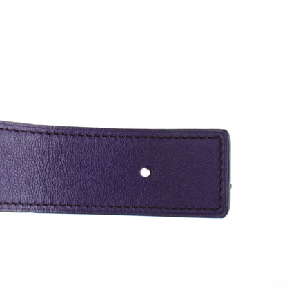 Hermes Epsom Swift 32mm H Belt 80 Rubis Iris 5 of 8