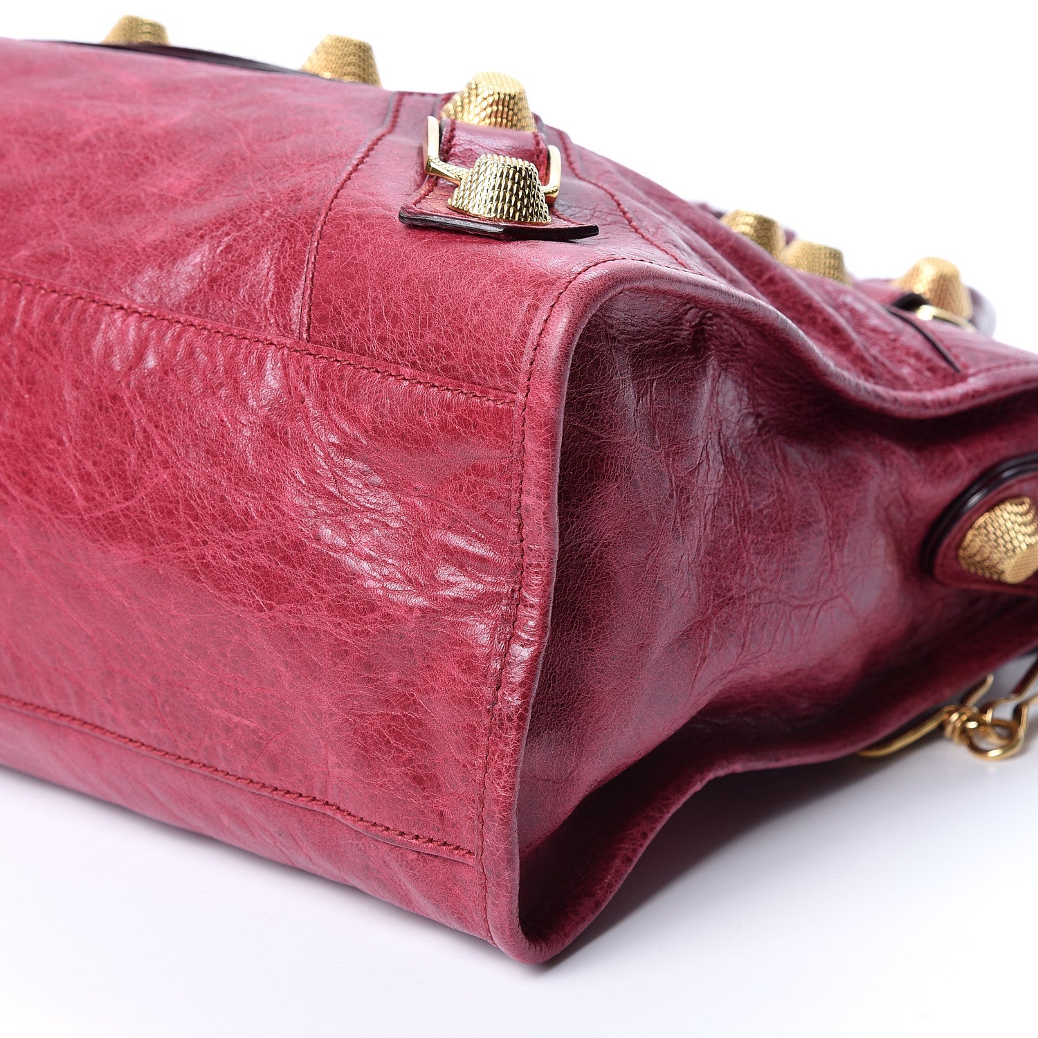 Balenciaga Agneau Giant 21 Gold Hardware City Pourpre 9 of 14