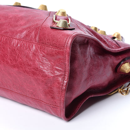 Balenciaga Agneau Giant 21 Gold Hardware City Pourpre 9 of 14