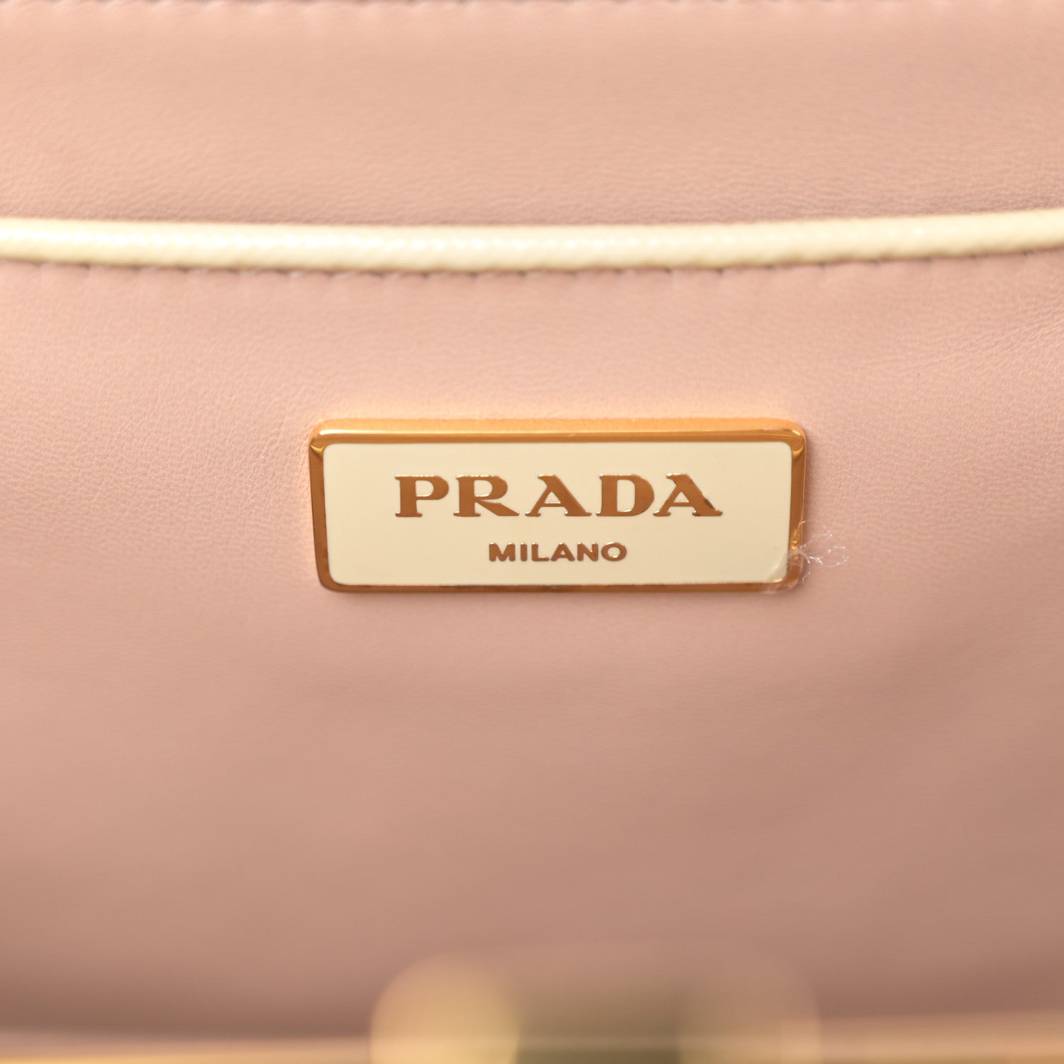 Prada Saffiano Vernice Crystal Pyramid Bag Platino 6 of 14