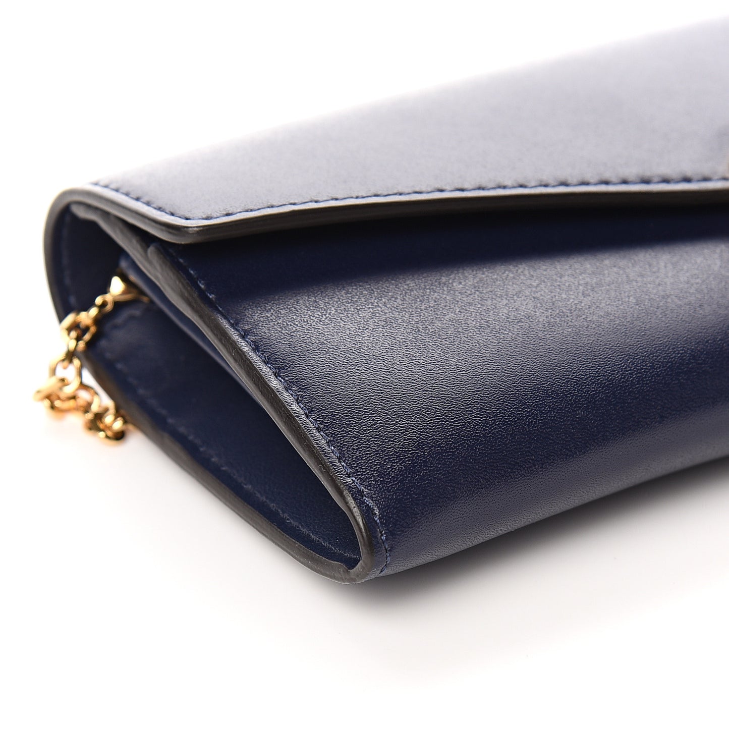 Vitello Liberty Lucido F is Fendi Continental Envelope Wallet On Chain Blueberry