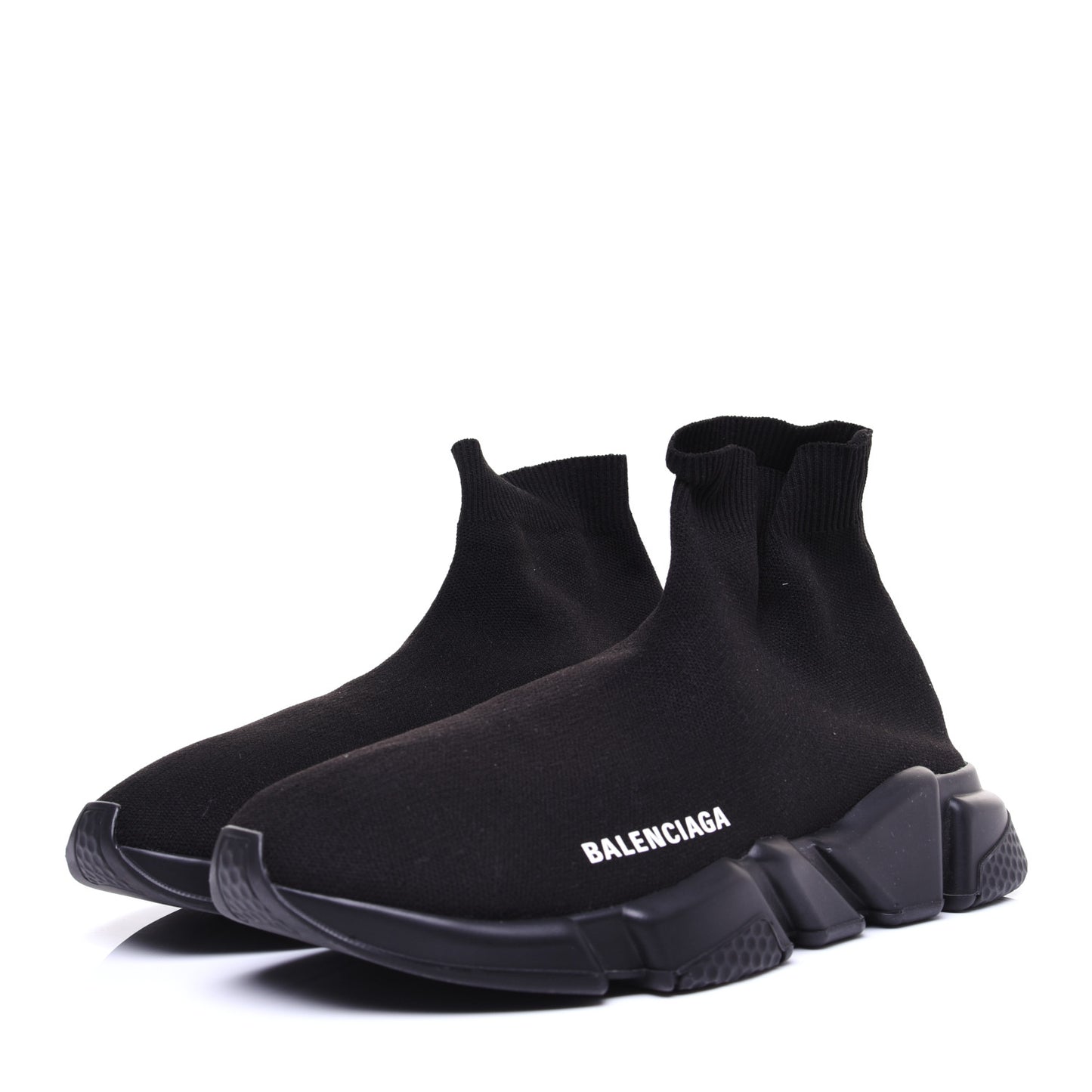 Neoprene Knit Mens Speed Sneakers 41 Black