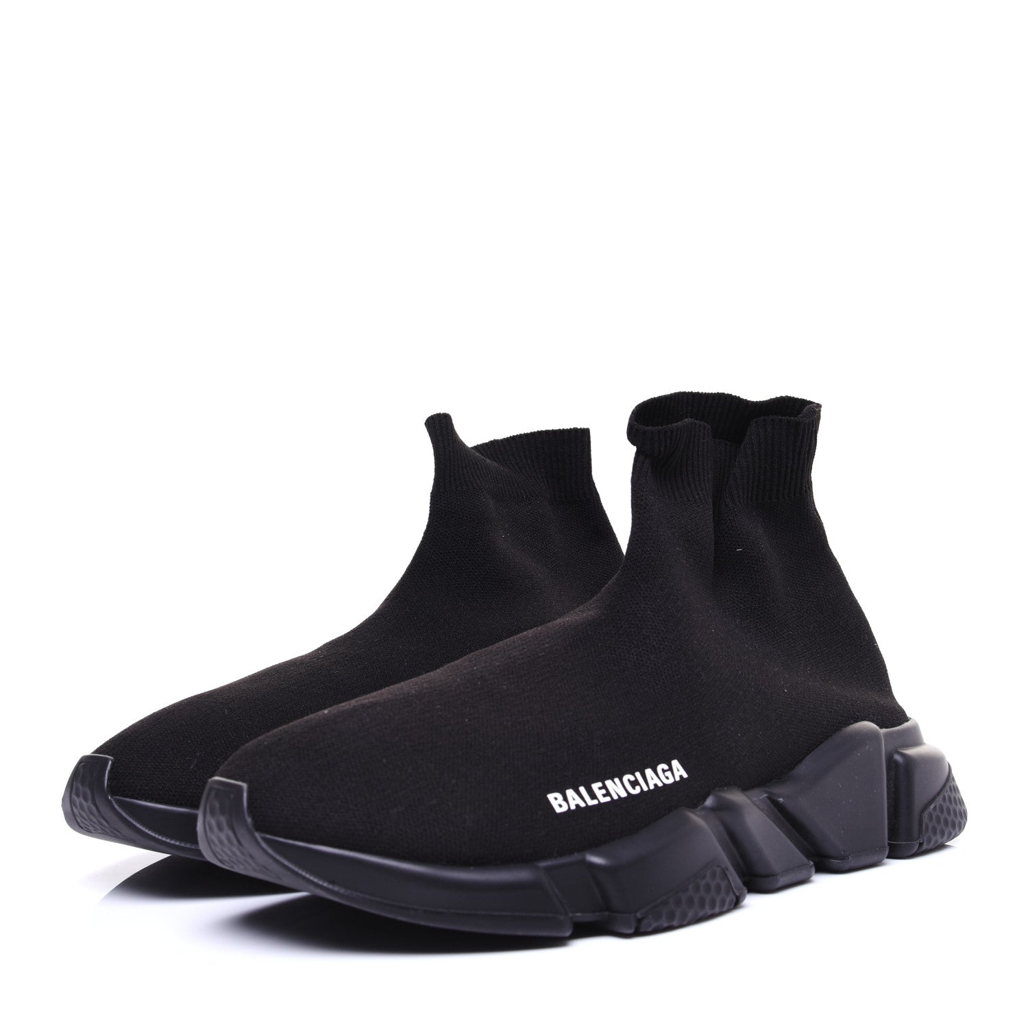 Balenciaga Neoprene Knit Mens Speed Sneakers 41 Black 5 of 11