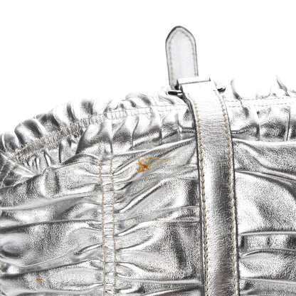 Prada Nappa Gaufre Bowler Argento 10 of 12