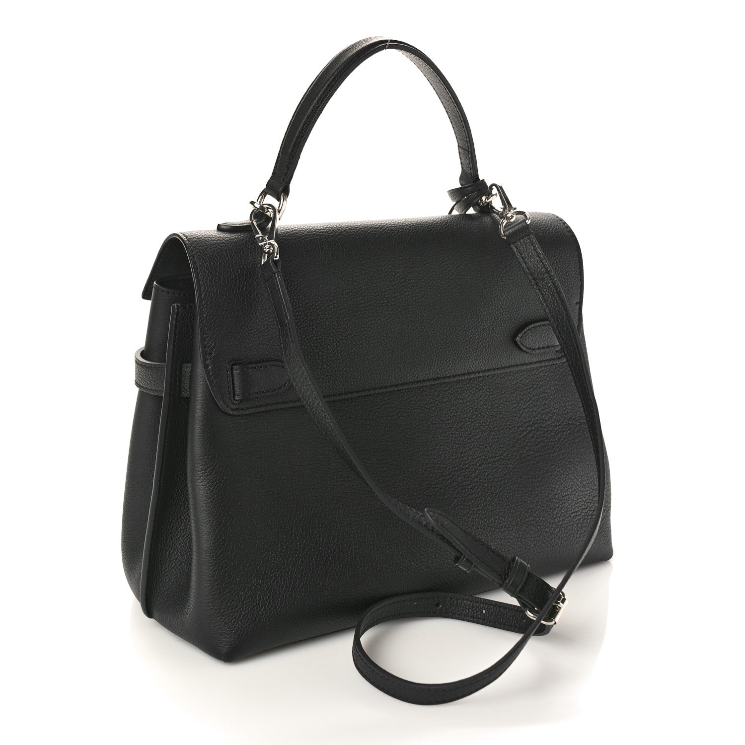 Louis Vuitton LOUIS VUITTON Calfskin Lockme Ever Black 4 of 12