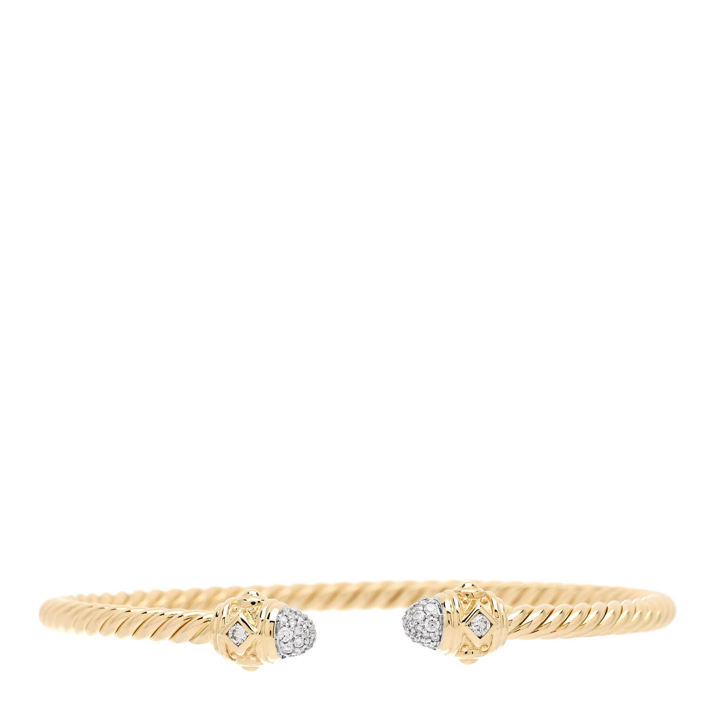 18K Yellow Gold Diamond Renaissance Bracelet