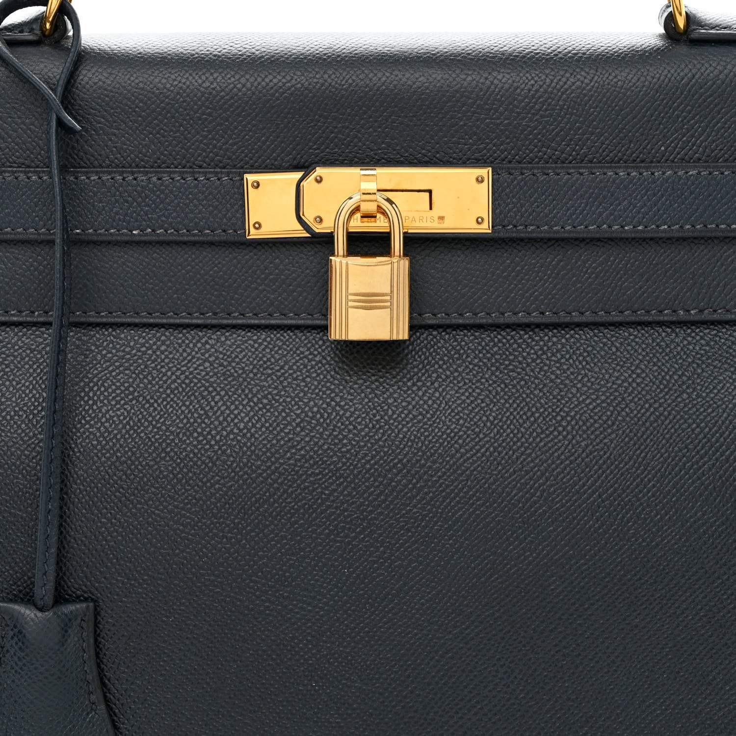 Hermes Courchevel Kelly Retourne 32 Bleu Indigo 8 of 14