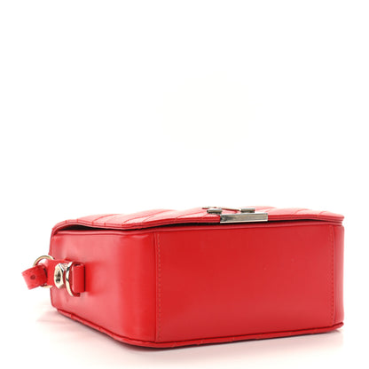 Off-White Calfskin Padded Diag Binder Flap Bag Red 4 of 12