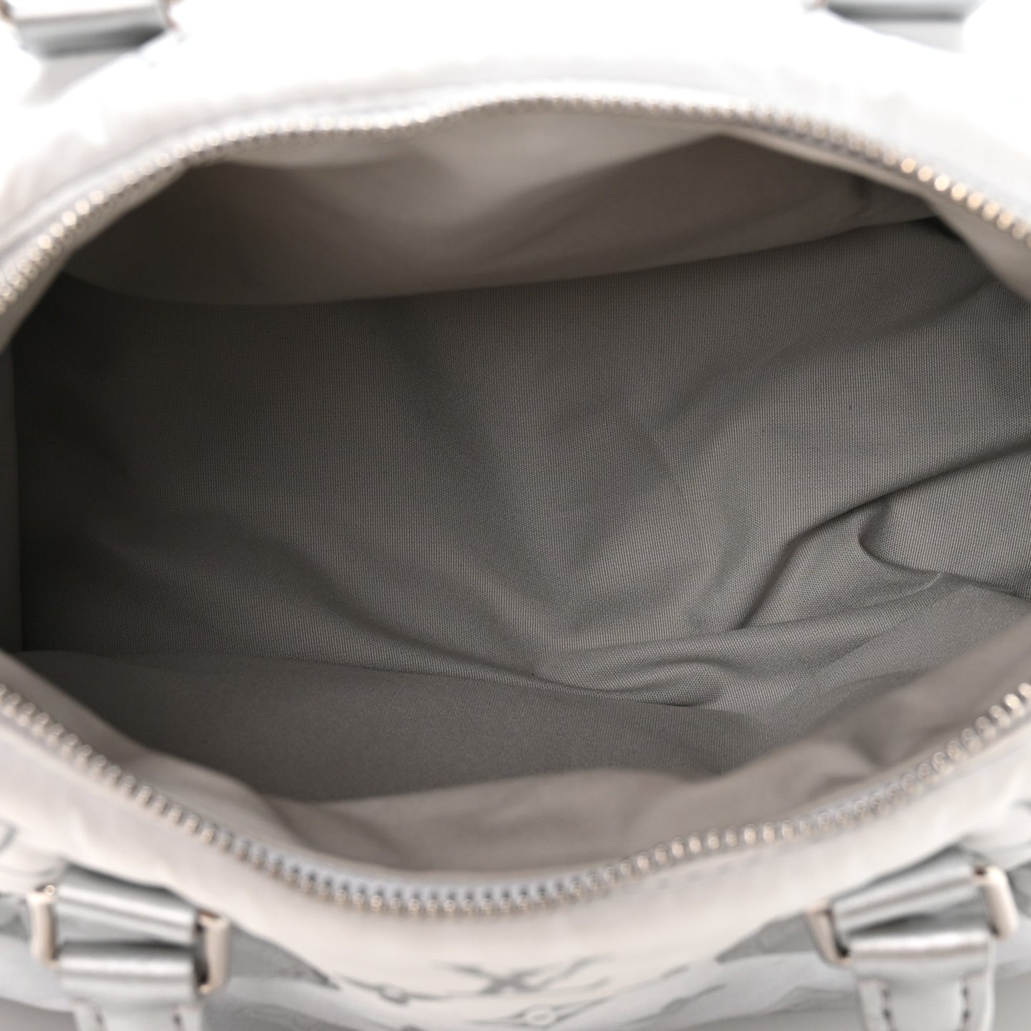 Nylon Monogram Gradient LV Snow Speedy Bandouliere 25 Frost