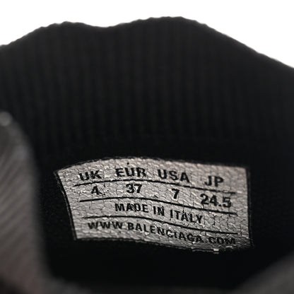 Balenciaga Neoprene Knit Womens Speed Sneakers 37 Black White 9 of 15