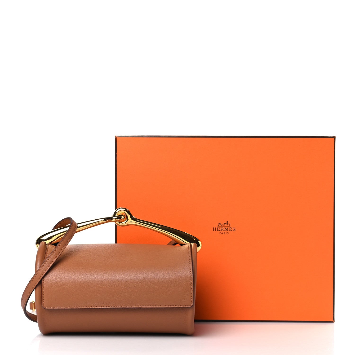 Hermes Veau Voloptu Sac Maximors Gold 10 of 10